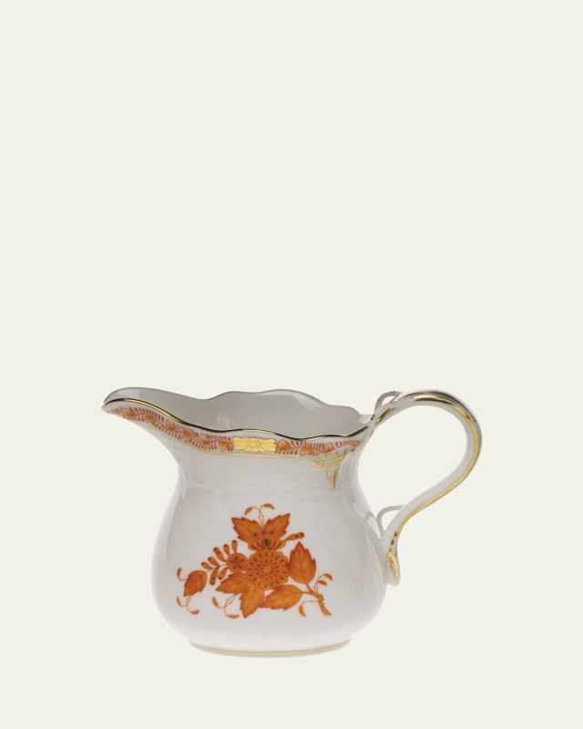 Chinese Bouquet Rust Creamer